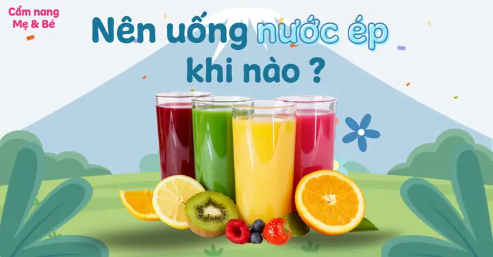 Nên Uống Nước Ép Hoa Quả Vào Lúc Nào