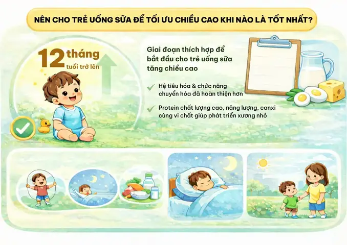 Nên Uống Sữa Nào Để Tăng Chiều Cao
