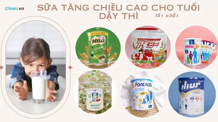 Nên Uống Sữa Tươi Nào Để Tăng Chiều Cao