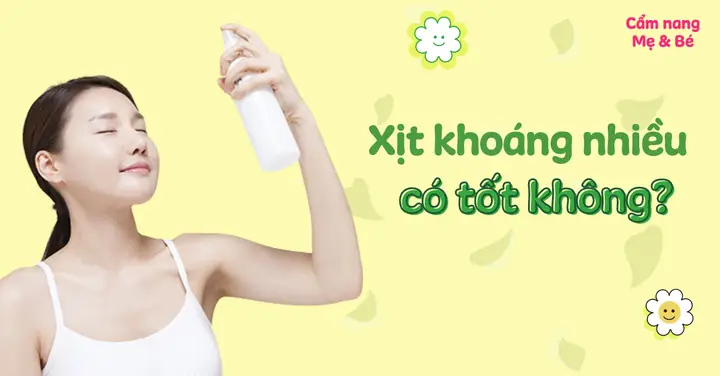 Nên Xịt Khoáng Ngày Mấy Lần