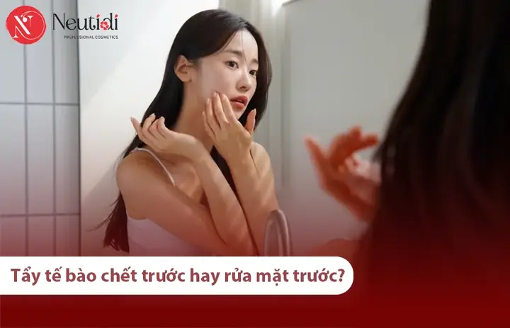 Nên Xông Mặt Trước Hay Tẩy Tế Bào Chết Trước