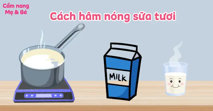 Ngâm Sữa Tươi Trong Nước Nóng