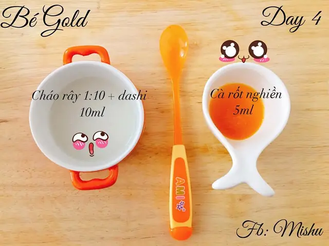 Ngày Đầu Ăn Dặm Nên Cho Bé Ăn Gì