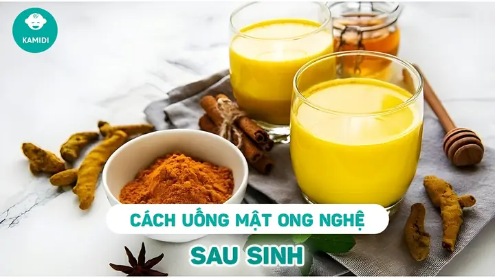 Nghệ Ngâm Mật Ong Cho Bà Đẻ