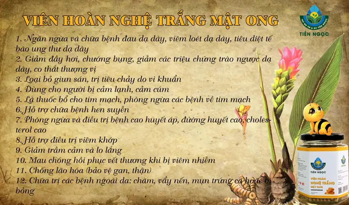 Nghệ Trắng Trị Mụn Được Không