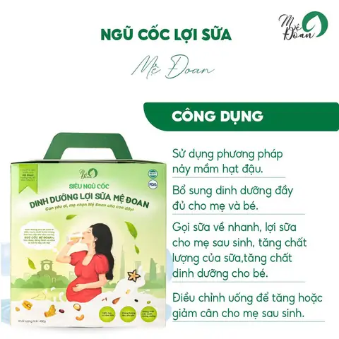Ngũ Cốc Giảm Cân Cho Mẹ Sau Sinh