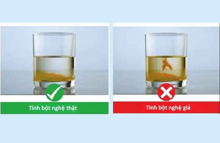 Nhận Biết Tinh Bột Nghệ Chuẩn