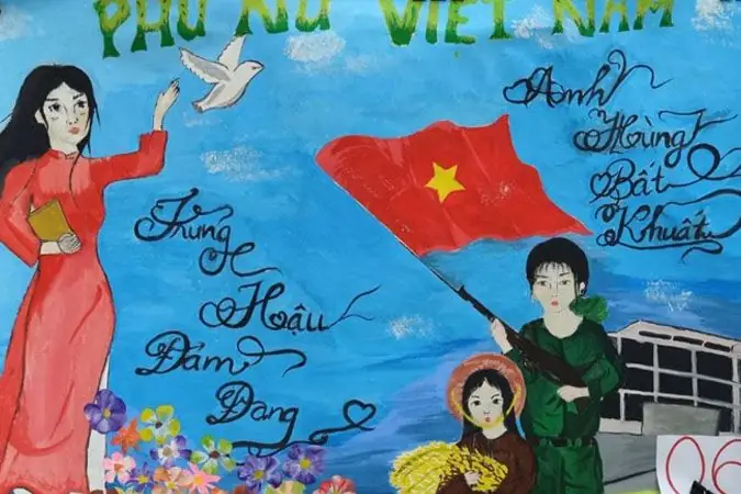 Những Bức Tranh Vẽ Về Ngày 20-10 Đẹp Nhất