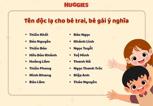 Những Cái Tên Độc Lạ Cho Bé Gái