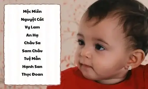 Những Cái Tên Độc Lạ Cho Bé Gái