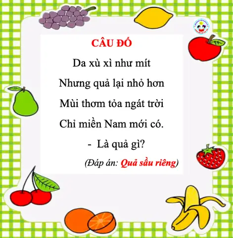Những Câu Đố Cho Bé 6 Tuổi