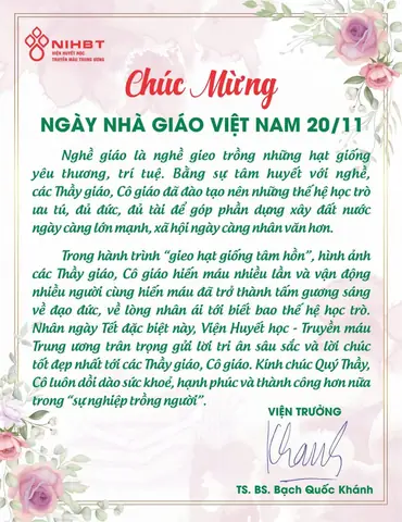 Những Câu Nói Chúc Mừng Ngày 20 11