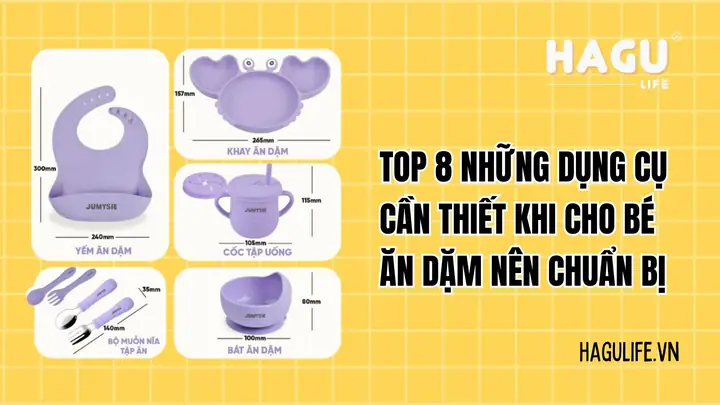 Những Dụng Cụ Cần Thiết Khi Cho Bé Ăn Dặm