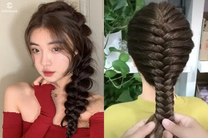 Những Kiểu Tết Tóc Mái Dễ Thương