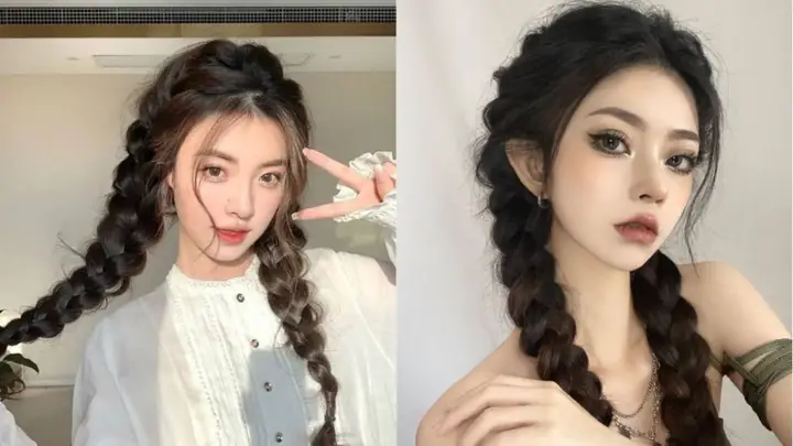 Những Kiểu Tết Tóc Mái Dễ Thương