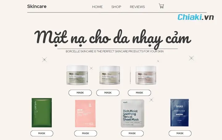 Những Loại Mặt Nạ Tốt Cho Da Nhạy Cảm