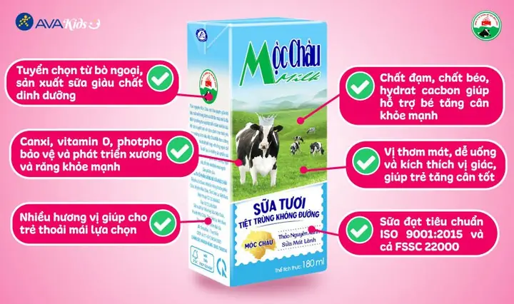 Nhung Loai Sua Giup Be Tang Can Tot