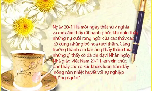 Những Lời Chúc 20 11 Hay Nhất Cho Thầy Giáo