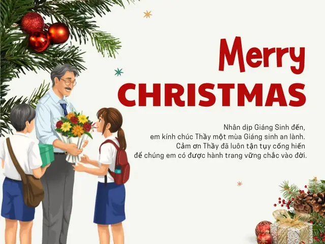 Những Lời Chúc Giáng Sinh Dành Cho Thầy Cô
