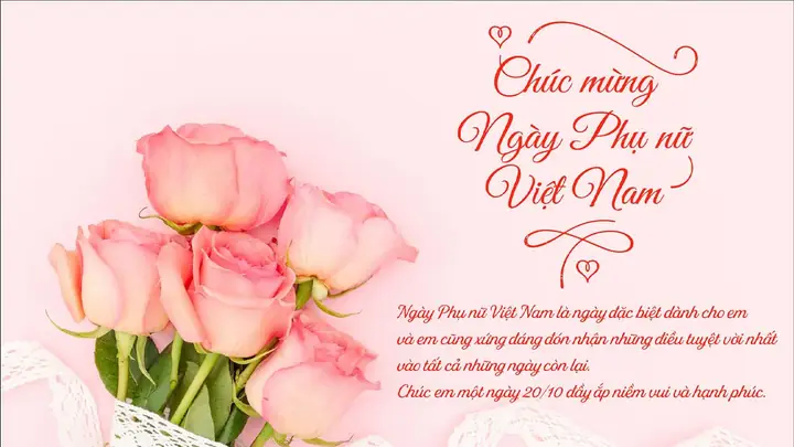 Những Lời Chúc Ý Nghĩa Ngày 20 10