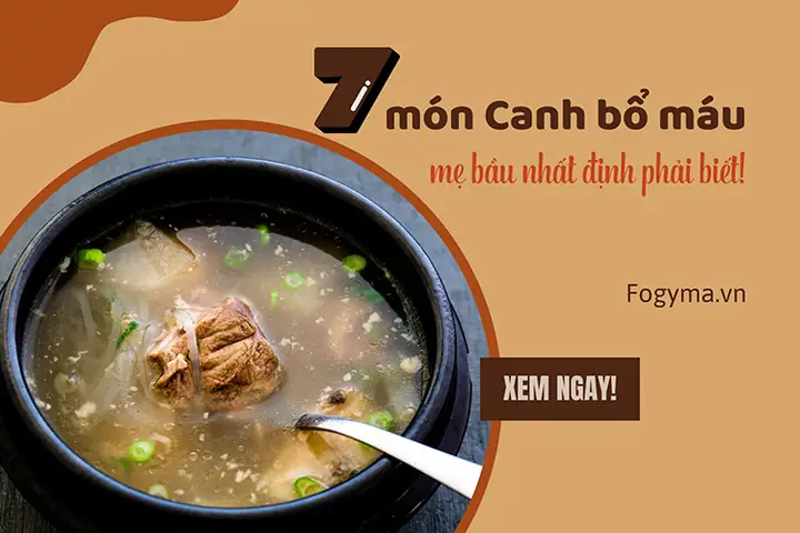 Những Món Ăn Bồi Bổ Cho Bà Bầu