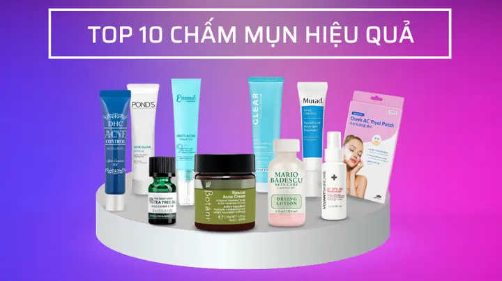 Những Sản Phẩm Chấm Mụn Tốt