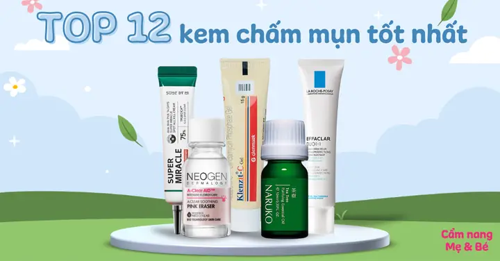 Những Sản Phẩm Chấm Mụn Tốt