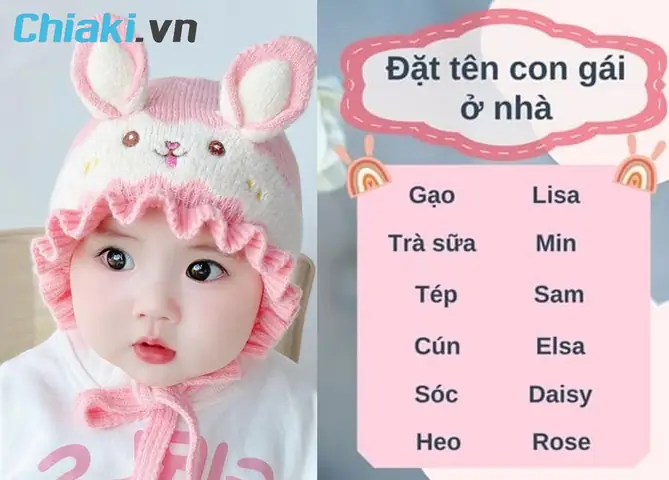 Những Tên Gọi Ở Nhà Dễ Thương