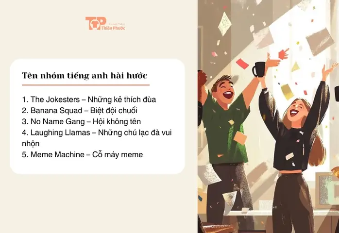 Những Tên Tiếng Anh Hài Hước