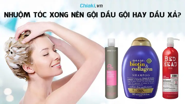 Nhuộm Tóc Nên Gội Dầu Gội Gì