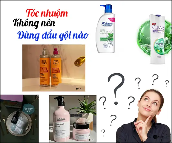 Nhuộm Tóc Nên Gội Dầu Gội Gì
