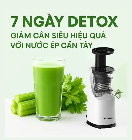 Nước Ép Cần Tây Giảm Cân Nhanh