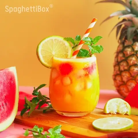 Nước Ép Dưa Hấu Và Thơm