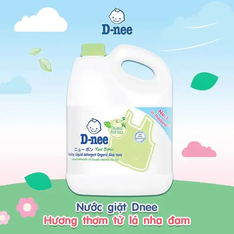 Nước Giặt Dnee Màu Xanh Lá Cây