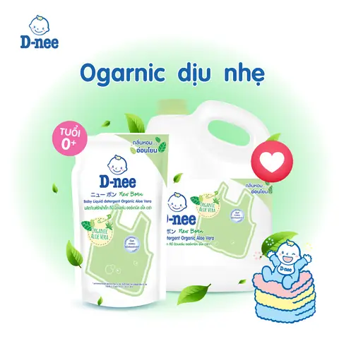 Nước Giặt Dnee Màu Xanh Lá Cây