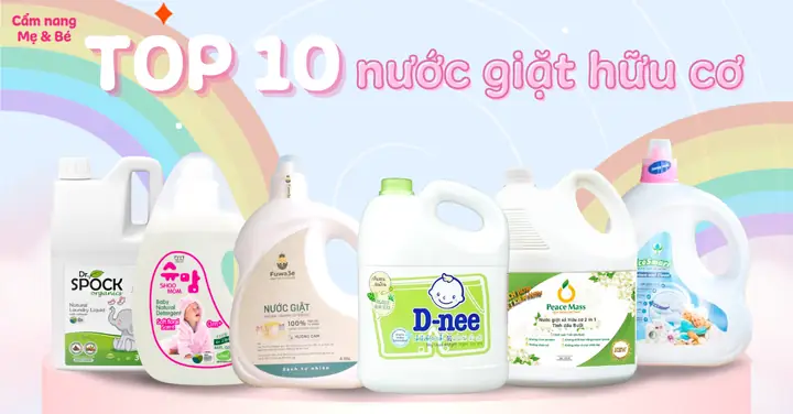 Nước Giặt Hữu Cơ Cho Bé