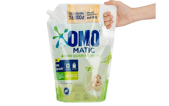 Nước Giặt Ô Mô Cho Bé