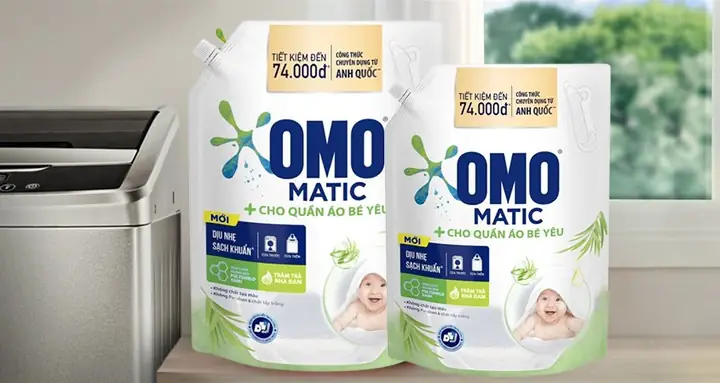 Nước Giặt Ô Mô Cho Bé