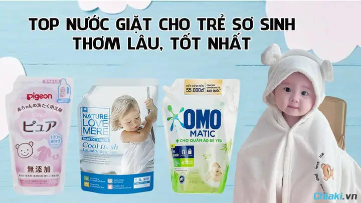 Nước Giặt Quần Áo Cho Bé Sơ Sinh