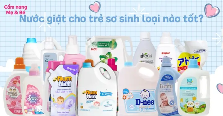 Nước Giặt Xả Cho Bé Sơ Sinh