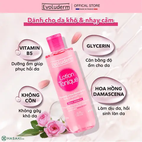 Nước Hoa Hồng Cho Da Khô Nhạy Cảm
