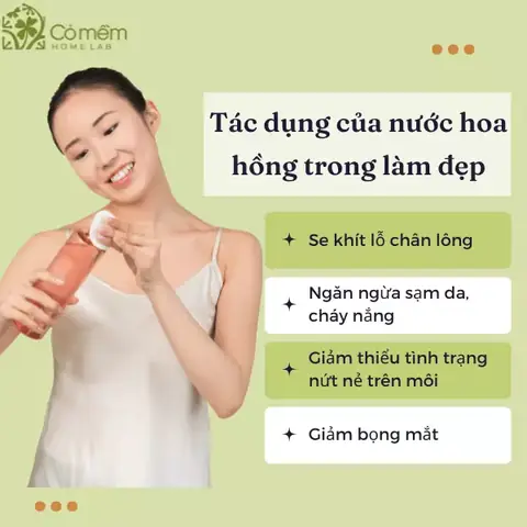 Nước Hoa Hồng Có Tác Dụng Tẩy Trang Không