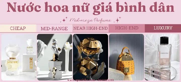 Nước Hoa Hồng Giá Bình Dân