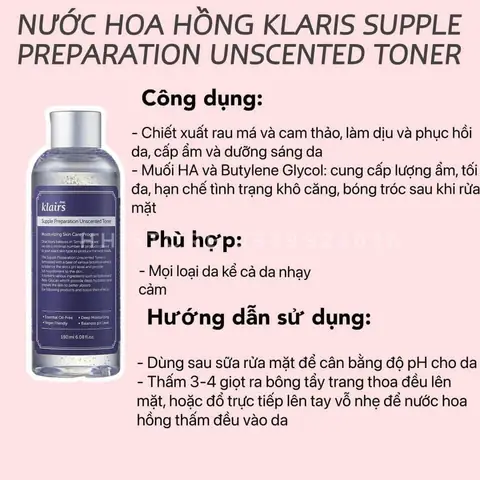 Nước Hoa Hồng Klairs Cho Da Dầu