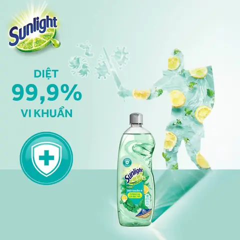 Nước Rửa Chén Sunlight Diệt Khuẩn