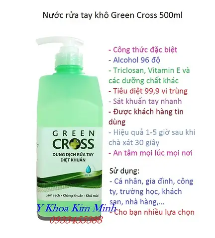 Nước Rửa Tay Khô Green Cross Giá Bao Nhiêu