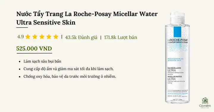 Nước Tẩy Trang Dành Cho Bà Bầu