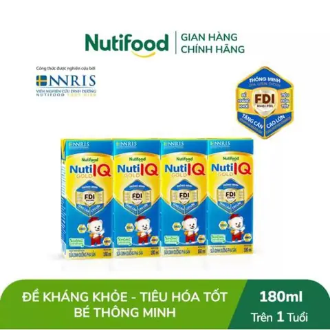 Nuti Iq Gold Hộp Pha Sẵn Nuti Iq Gold Hộp Pha Sẵn