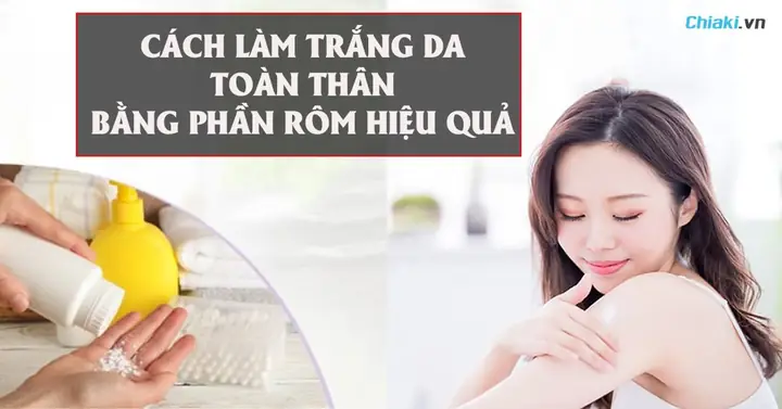 Phấn Rôm Làm Trắng Da Toàn Thân