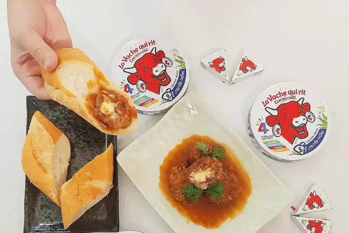 Phô Mai Con Bò Cười Ăn Với Cái Gì